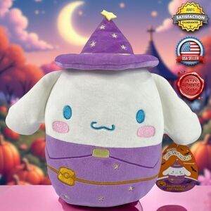 AUTHENTIC Squishmallows 8” Hello Kitty Cinnamoroll Wizard Plush Halloween 2024